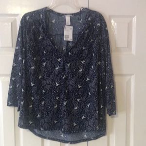 NWT. H&M blouse.  Size large.